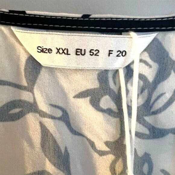 Tendency Women's V-Neck Floral Knee Length Dress Size XXL - Picture 5 of 7